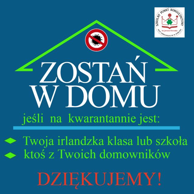 Zostań w domu na kwarantannie