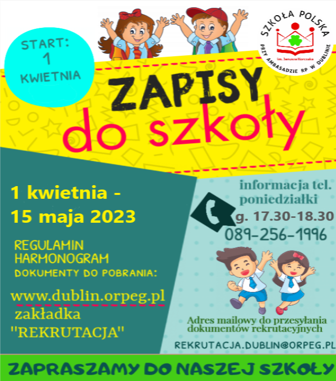 REKRUTACJA Zapraszamy do naszej szkoły