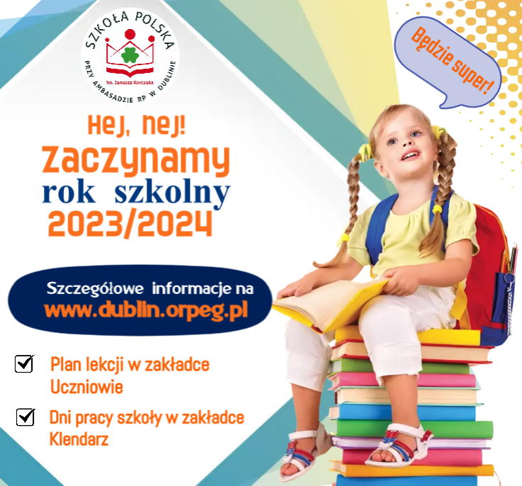 Witamy w nowym roku szkolnym 2023/2024