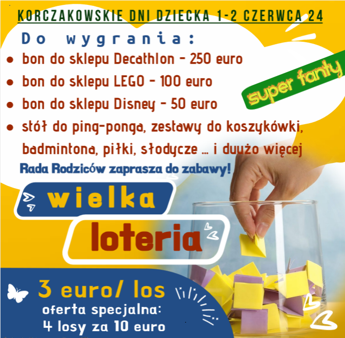 Loteria fantowa – Korczakowskie Dni Dziecka