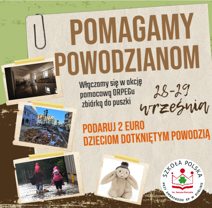 Zbiórka dla dzieci, które ucierpiały w powodzi