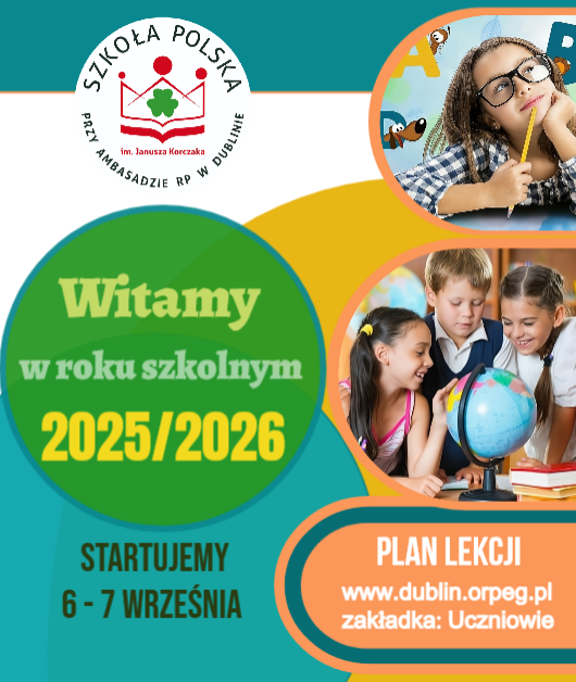 Plan lekcji i kalendarz na rok szkolny 2025/2026