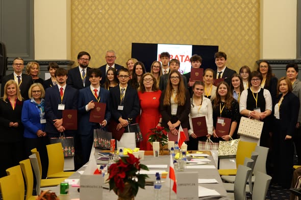 Nasi licealiści na Polonijnej DebacieMłodych w Trinity College
