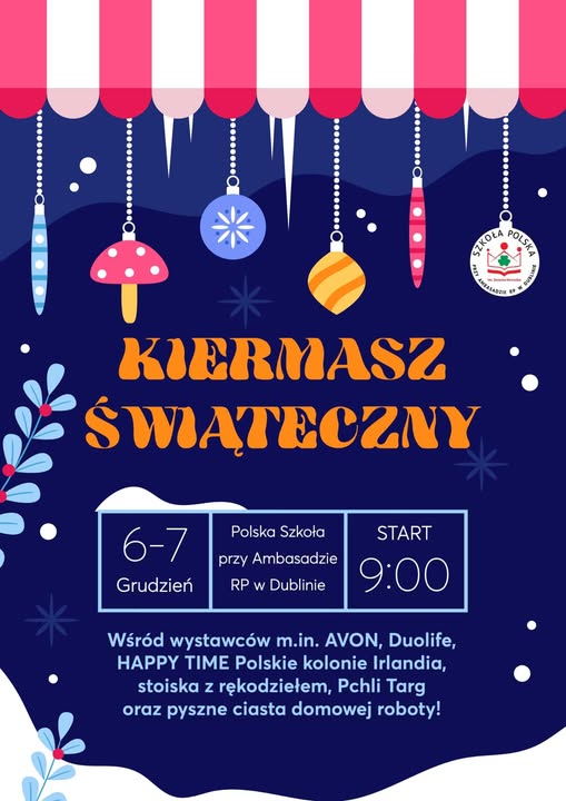 Rada Rodziców zaprasza na kiermasz świąteczny